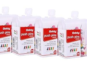 Oddy Push Pins Damroo Shape (Set of 4 Dibbi)