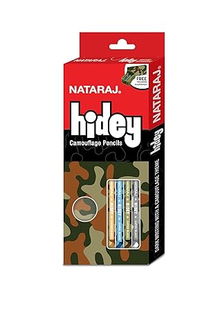 Nataraj Hidey Camouflage Pencil Camouflage, Pack of 1
