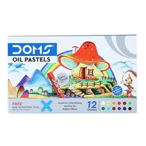 Doms 12 Shades Oil Pastel Box ,Pack of1
