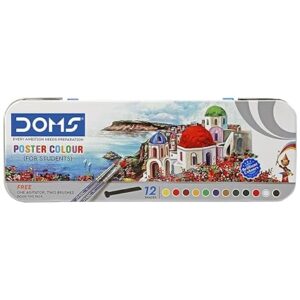 Doms 12 Shades Poster Colours | Pack of 1