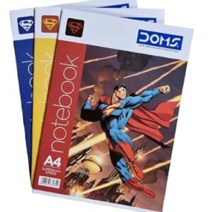 Doms NOTE BOOK A/4 Size , Size 29.7x21- Single Line Ruling ,172 Pages|