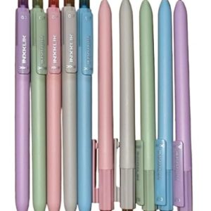 Doms INXKLIK 0.7mm Ballpen-Blue Ink-Pack Of 1|