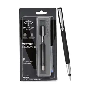 Parker Vector Standard Fountain Pen with 1 Ink