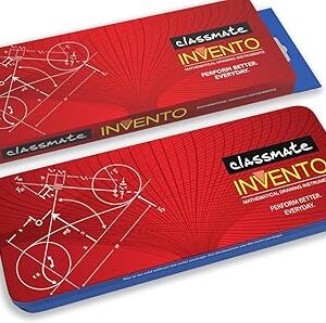 Classmate Invento Geometry Box, Rust Resistant Instruments