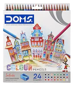 DOMS Fsc 24 Shades Colour Pencil